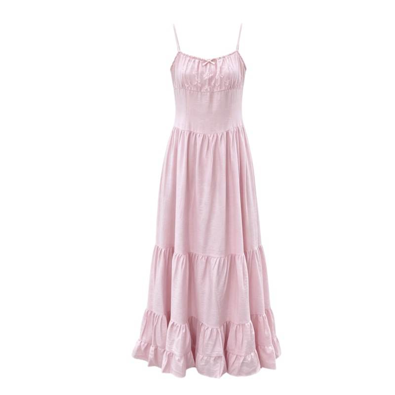 CPAURA Slip Dresses Women's Moderate Long Skirt A Line Skirt