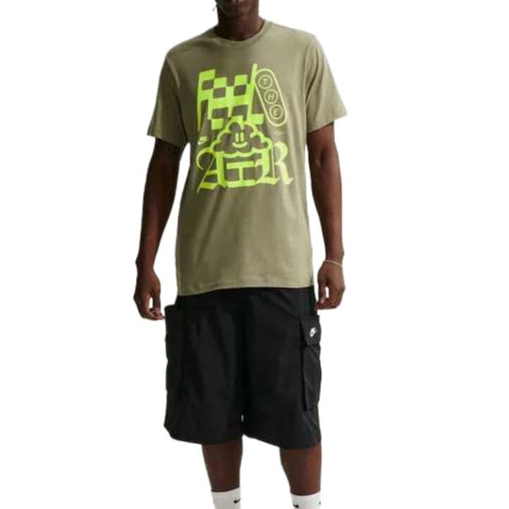Nike Nike Sportswear T Shirts Men's Green Crew Neck