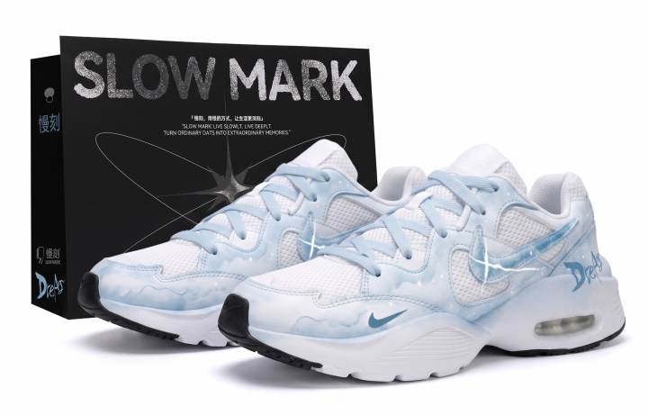 Nike Nike Air Max Fusion Running Shoes Men's Low Top Blue