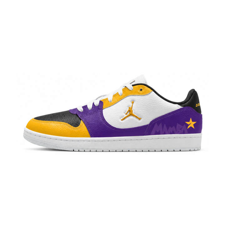 Jordan Jordan COURT CONNECT Skateboard Shoes Men's Low Top Yellow Purple Contrast