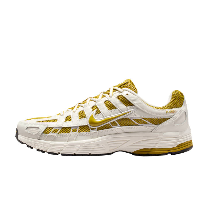 Nike Nike P 6000 Running Shoes Men's Low Top Sail White/Light Bone/Black/Peat Moss Green