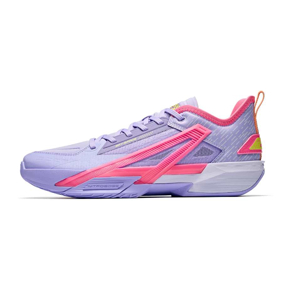 ANTA Basketball Shoes Men's Low Top Colored Porcelain Purple 4