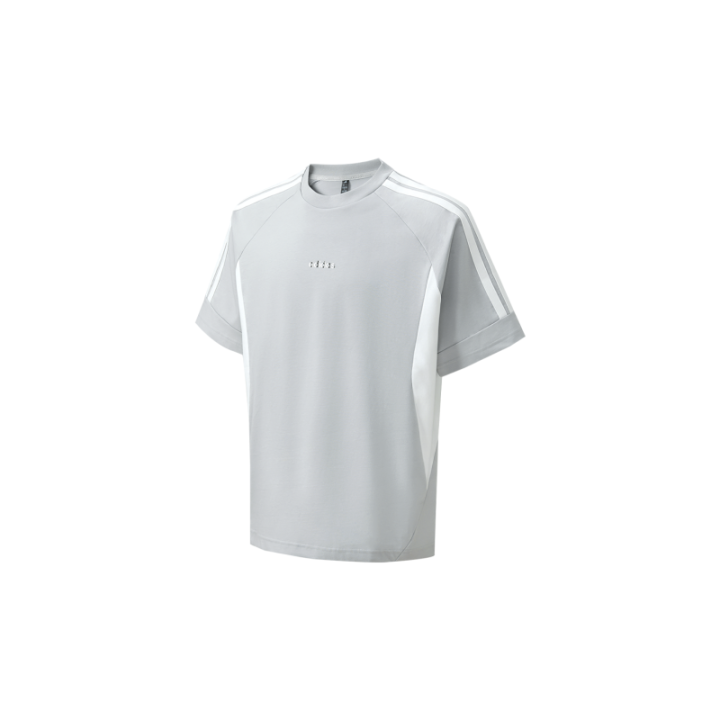Adidas Adidas T Shirts Men's No. 2 Gray/Raw White Crew Neck