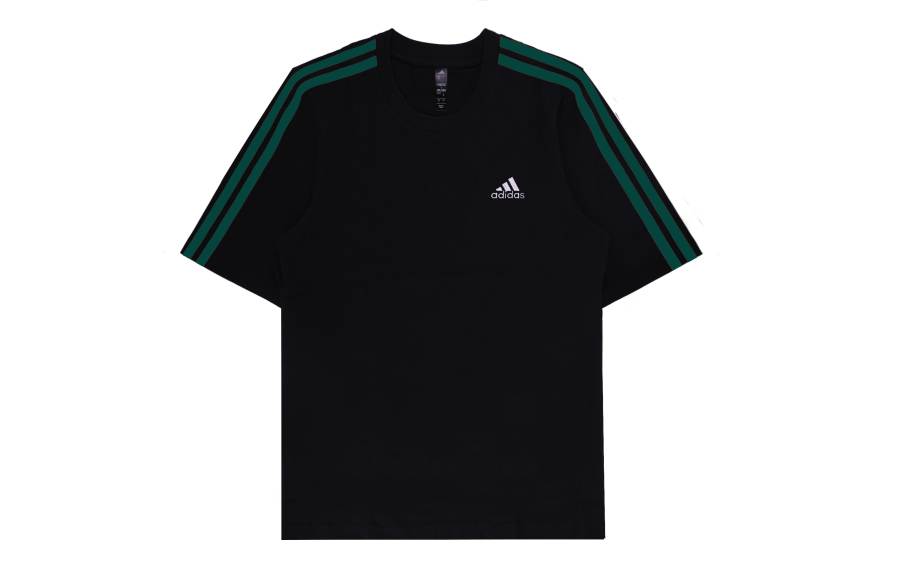 Adidas Adidas MUST HAVES T Shirts Unisex Black Crew Neck Moderate Straight Fit