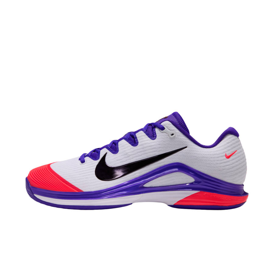 Nike Nike Vapor 12 Tennis Shoes Men's Dark Kang Purple, Bright Crimson, Gray Wine Red