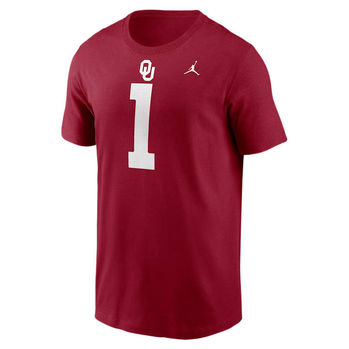 Jordan Jordan T Shirts Men's Dark Red Crew Neck Moderate