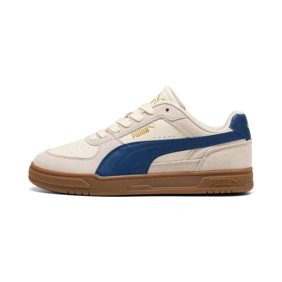 PUMA Caven 3 Skateboard Shoes Unisex Beige Blue