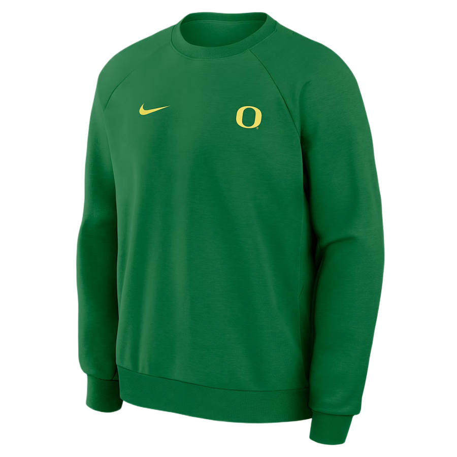 Nike Nike Dri Fit College Sweatshirts Men's Apple Green Crew Neck Moderate