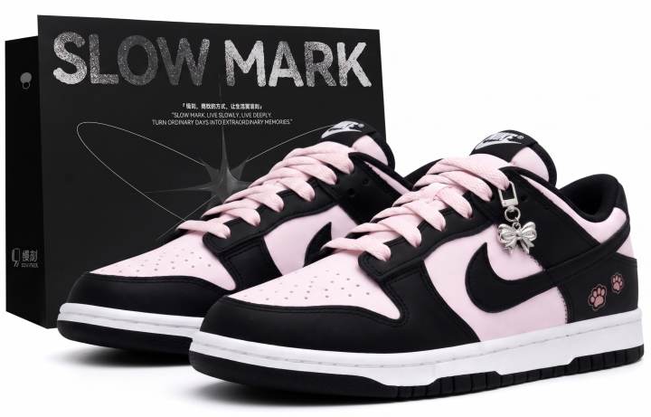 Nike Nike Dunk Skateboard Shoes Unisex Low Top Pink