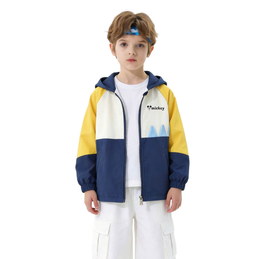 Disney Grade School Jackets Hooded Non Detachable Moderate Stretch