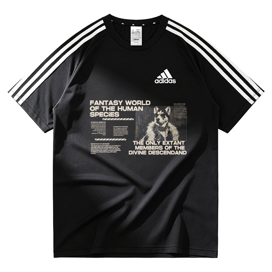 Adidas Adidas Football T Shirts Unisex Black Crew Neck Moderate