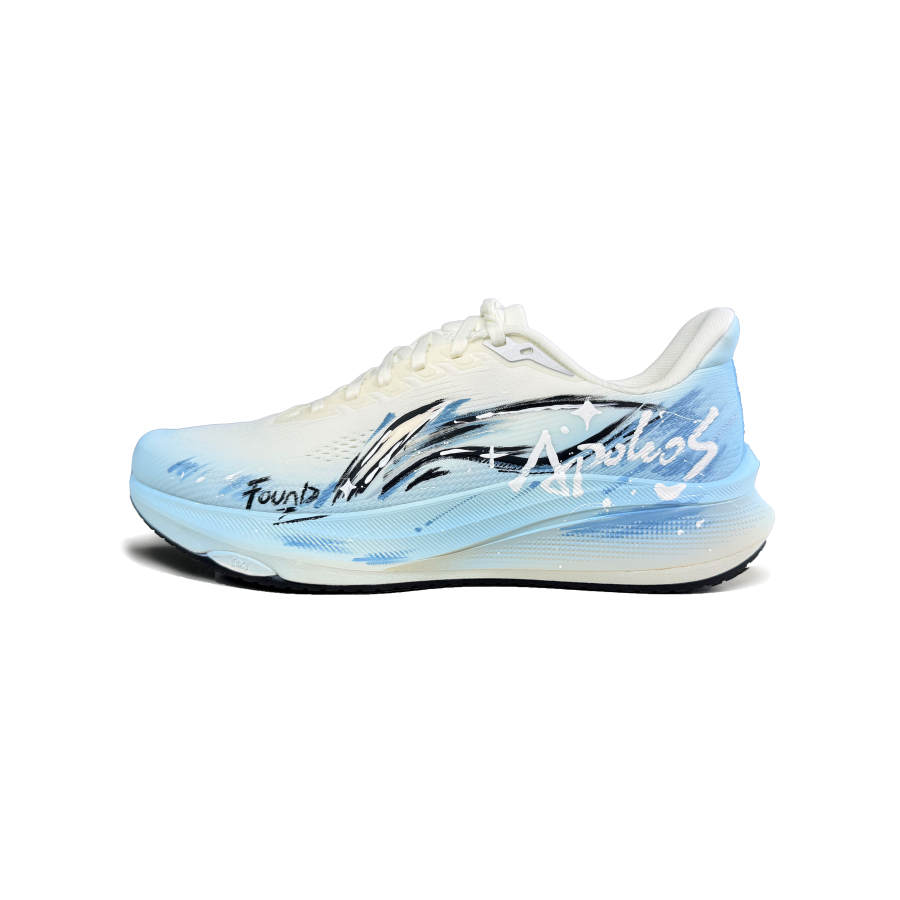 Li-Ning Li Ning Red Hare 9 Running Shoes Unisex Low Top White Blue Gradient Graffiti Colorway