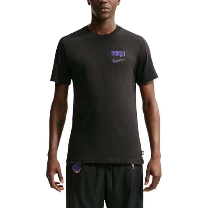 Nike Nike X FC Barcelona T Shirts Men's Black Crew Neck