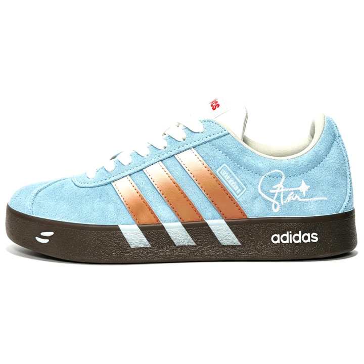 Adidas Adidas Vl Court Classic German Army Trainers Unisex Low Top Brown