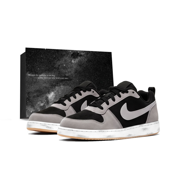 Nike Nike Court Borough Skateboard Shoes Unisex Low Top Black, Gray, White