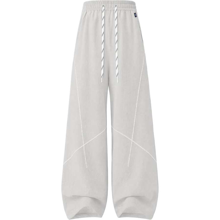 MostwantedLab Casual Pants Men's Thin Straight Fit Pants