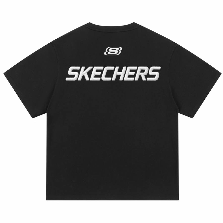 Skechers T Shirts Unisex Crew Neck Moderate Straight Fit