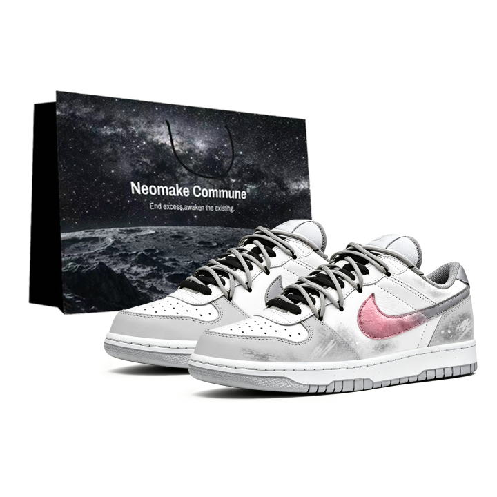 Nike Nike Big Skateboard Shoes Men's Low Top Light Gray