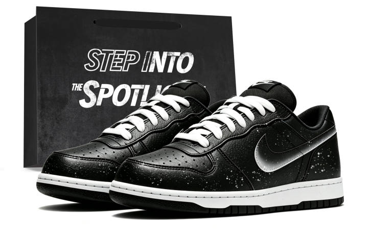 Nike Nike Big Low Lux Skateboard Shoes Unisex Low Top Purple/Black/White