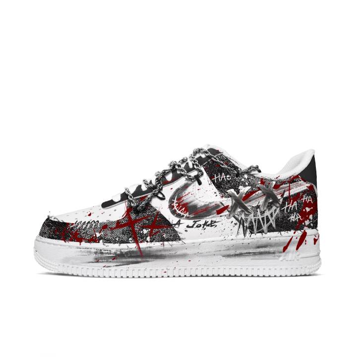 Nike Nike Air Force 1 Skateboard Shoes Men's Low Top White/Red/Black