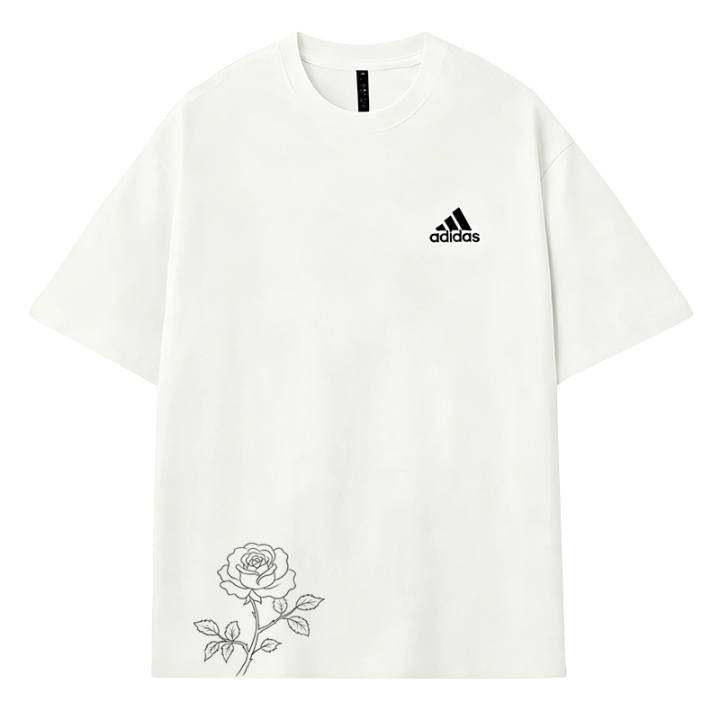 Adidas Adidas MUST HAVES T Shirts Unisex Ecru Crew Neck Thin
