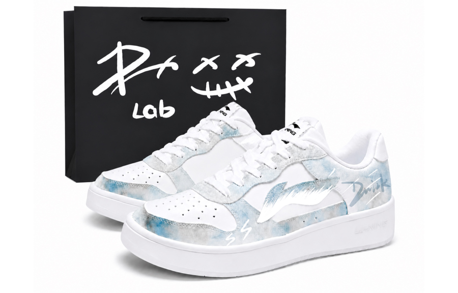 Li-Ning Li Ning Floating Boat Skateboard Shoes Men's Low Top Blue