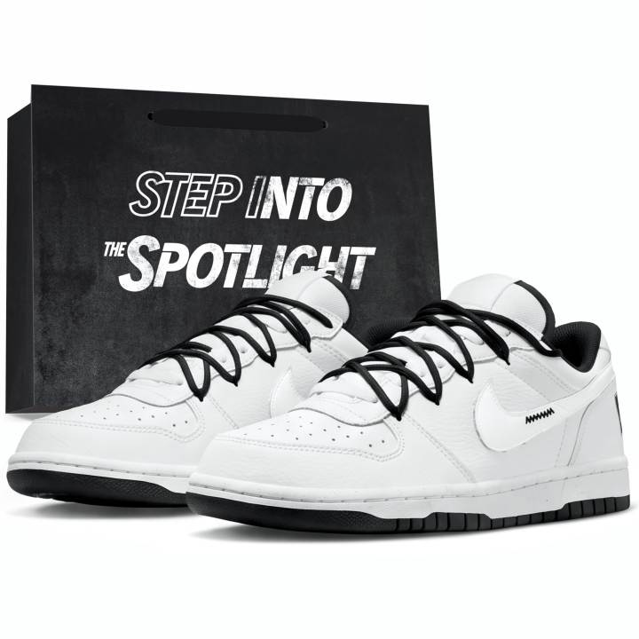 Nike Nike Big Skateboard Shoes Unisex Low Top Black/White