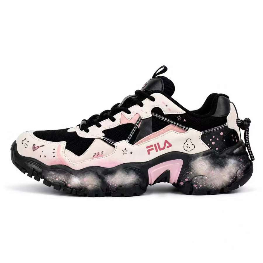 FILA RUNNING Casual Shoes Unisex Low Top Black