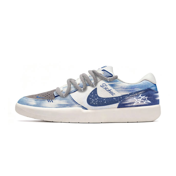 Nike Nike SB Force 58 Skateboard Shoes Men's Low Top White/Blue