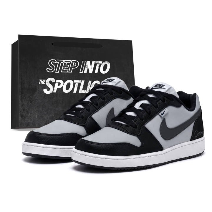 Nike Nike EBERNON Skateboard Shoes Men's Low Top Black/Gray