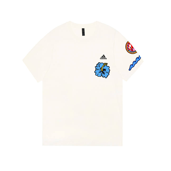 Adidas Adidas MUST HAVES T Shirts Unisex Ecru Crew Neck Moderate