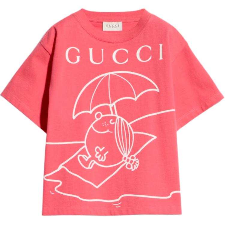 GUCCI Kids T Shirts Crew Neck Moderate