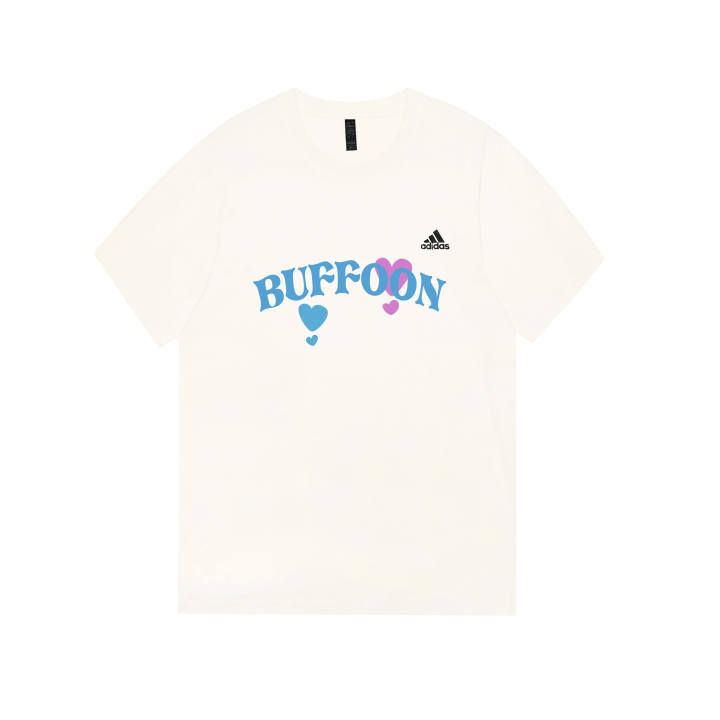 Adidas Adidas MUST HAVES T Shirts Unisex Ecru Crew Neck Moderate