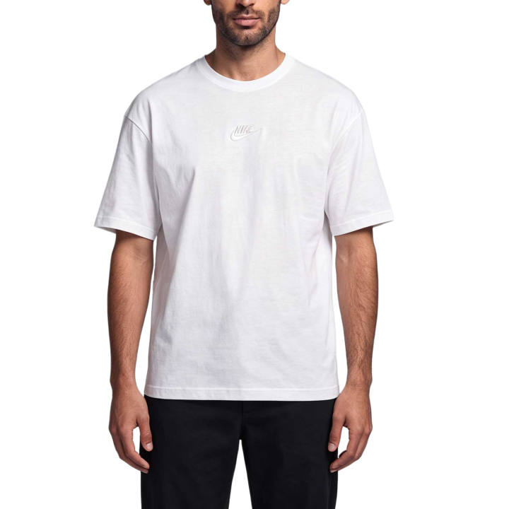 Nike Nike T Shirts Unisex White/White Crew Neck Moderate