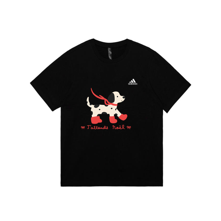 Adidas Adidas MUST HAVES T Shirts Unisex Black Crew Neck Moderate Straight Fit