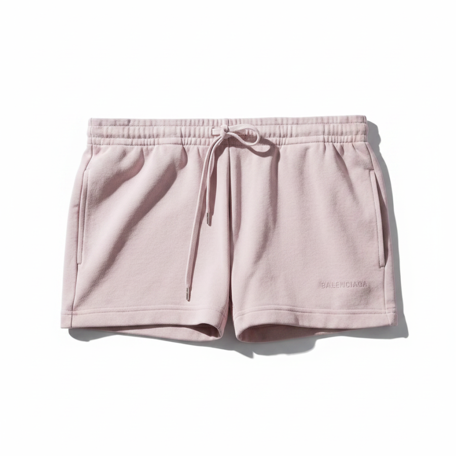 Balenciaga Casual Shorts Women's Gray Pink Moderate