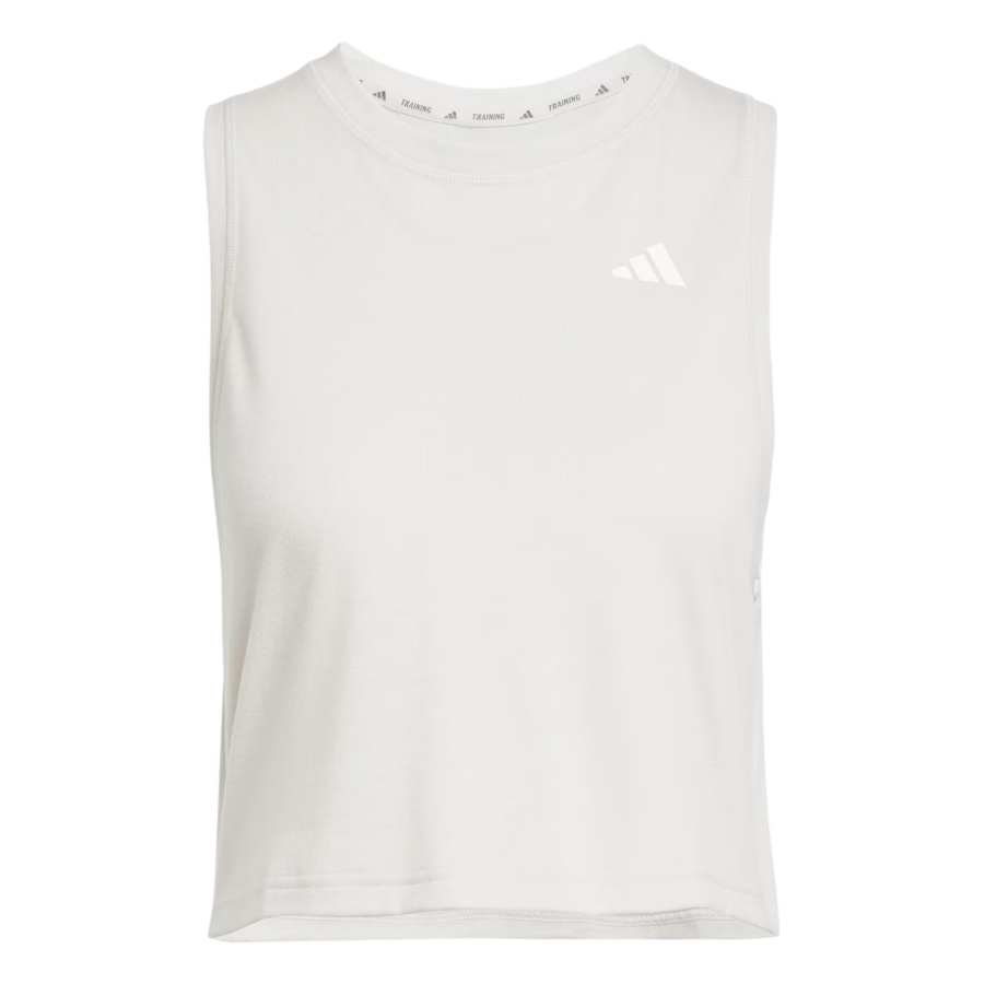 Adidas Adidas Sleeveless Sports Shirts Women's Light Umber Crew Neck Moderate Other