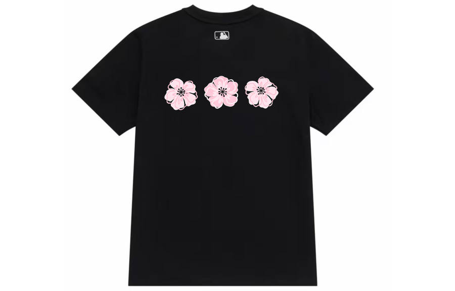 MLB MLB T Shirts Unisex Black Crew Neck Thin