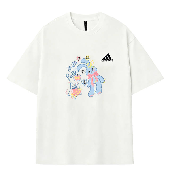 Adidas Adidas MUST HAVES T Shirts Men's White Crew Neck Moderate
