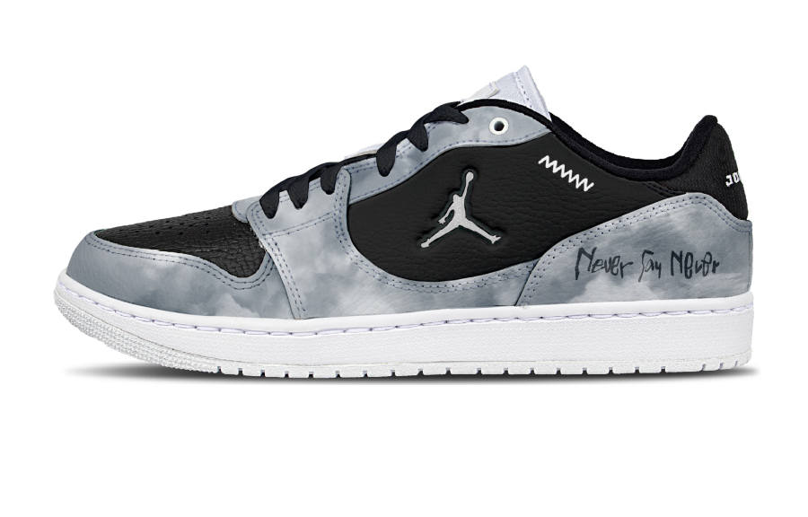 Jordan Jordan COURT CONNECT Skateboard Shoes Men's Low Top Gray