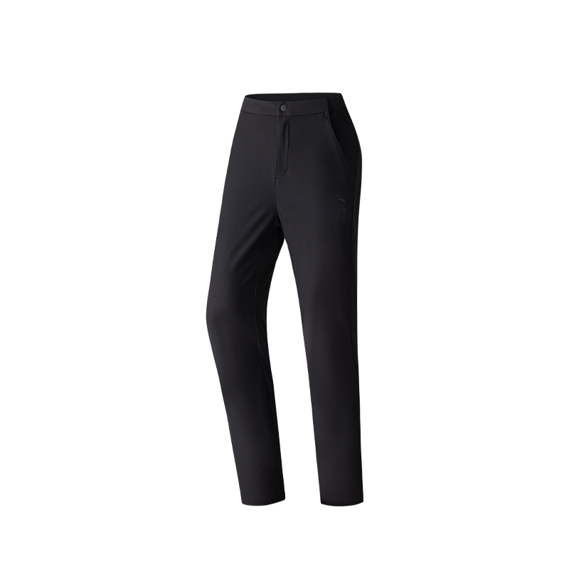 ANTA Women's Outdoor Collection Sports Pants Women's Black Moderate Straight Fit Pants