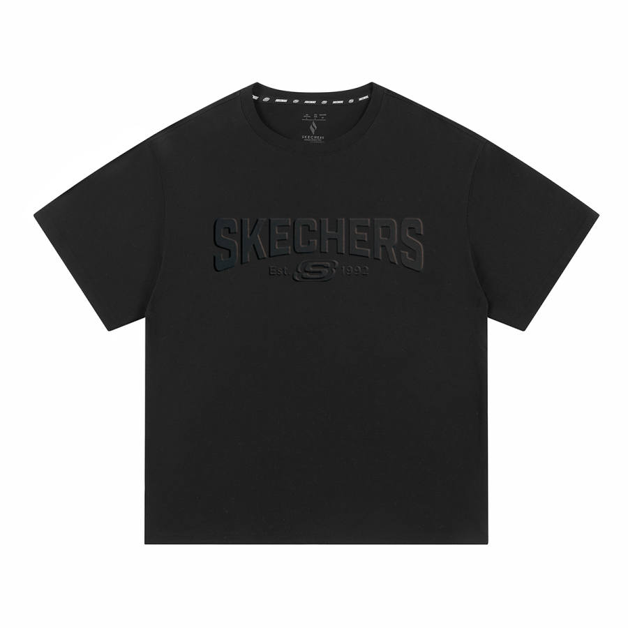 Skechers T Shirts Unisex Crew Neck Moderate Straight Fit