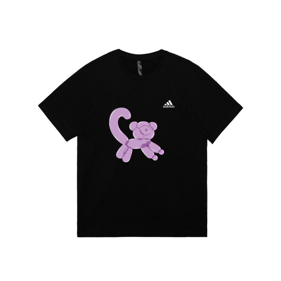 Adidas Adidas MUST HAVES T Shirts Unisex Black Crew Neck Moderate Straight Fit
