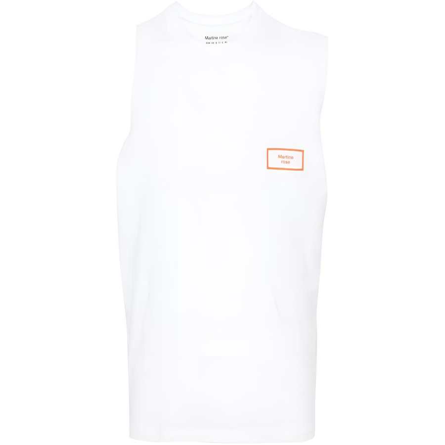 Martine Rose SS24 Tank Top Unisex White