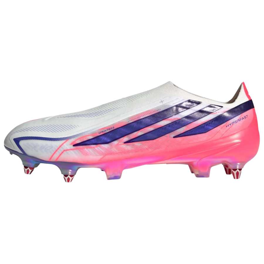 Adidas Adidas F50 Soccer Shoes Unisex Cloud White/Sunset Purple/Sunset Purple