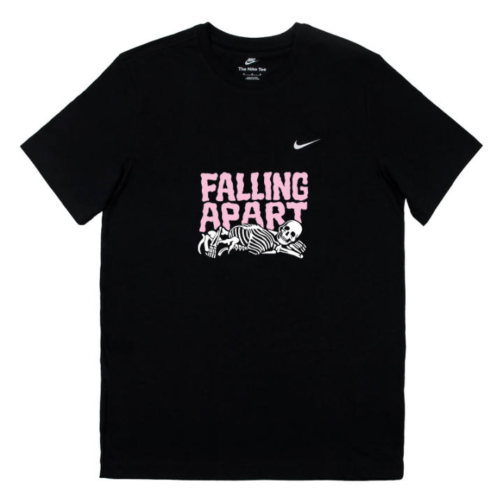 Nike Nike Sportswear T Shirts Men's Black Crew Neck Moderate