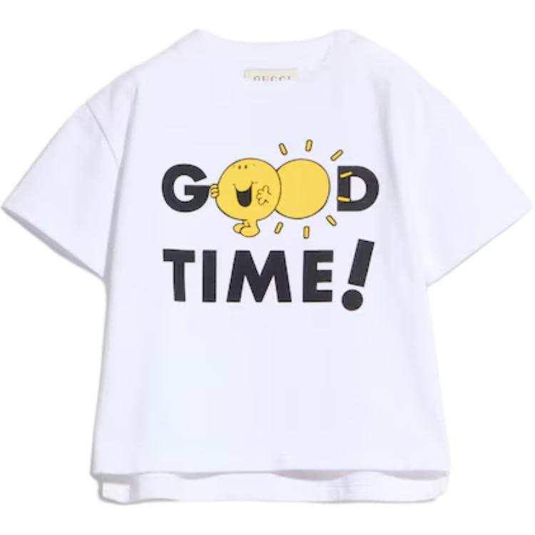 GUCCI Baby T Shirts Crew Neck Moderate
