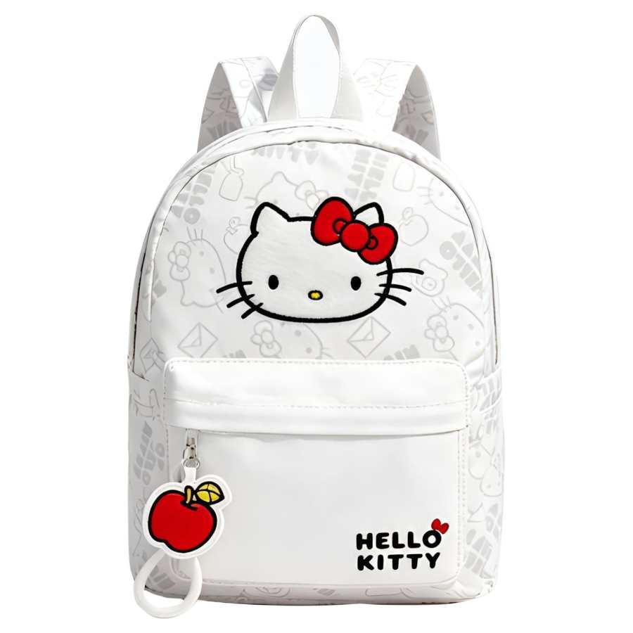 Sanrio Sanrio Polyester Backpack Regular Women's Ecru