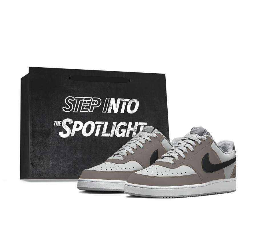 Nike Nike Court Vision Skateboard Shoes Unisex Low Top Black/Gray/Brown
