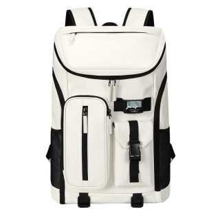 GOLF Synthetic Leather 15.6 Inch Laptop Bag For Students And Backpacks Regular Unisex White/Black